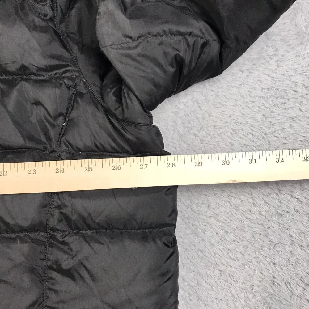 Eddie Bauer Down Jacket Mens 2XL Black EB650 Insulated Full Zip Puffer Coat